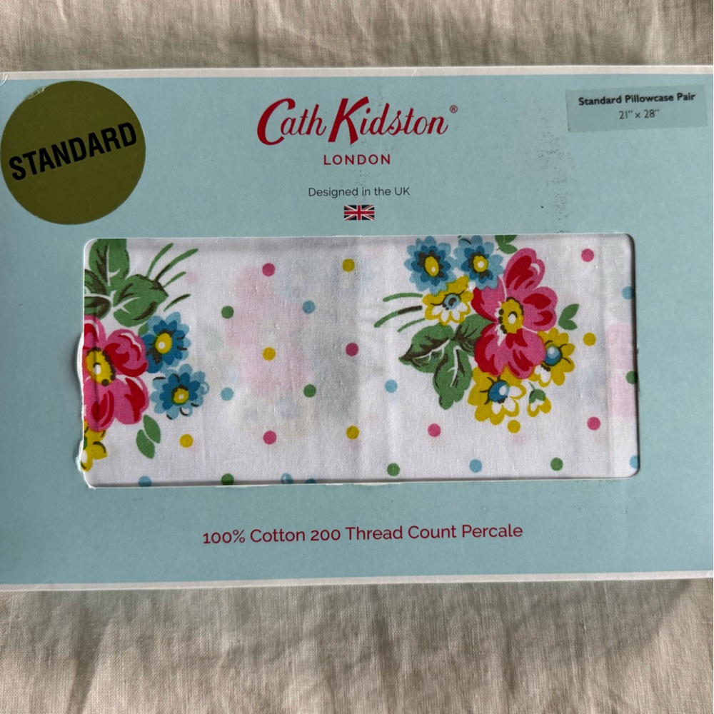 Cath Kidston NIB standard pillowcase pair